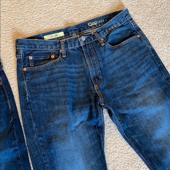 TWO PAIR men’s GAP jeans - Picture 3 of 7